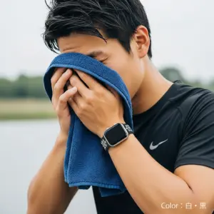 アップルウォッチは汗に弱い?