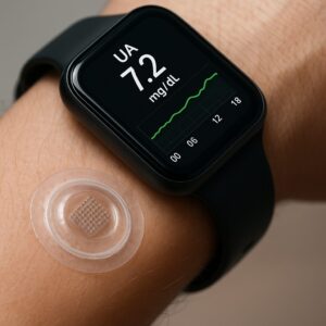 マイクロニードルで尿酸測定