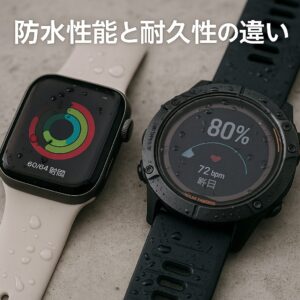 防水性能と耐久性の違い