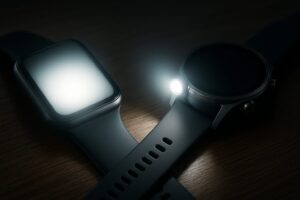 画面点灯とLEDフラッシュライト