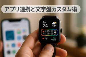 アプリ連携と文字盤カスタム術