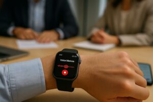 Apple Watchのボイスメモ使い方