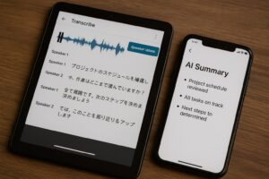 文字起こしとAI要約の活用