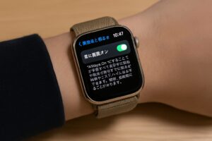 常に画面オン設定と挙動