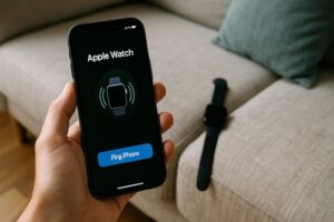 iPhoneから音を鳴らして探す