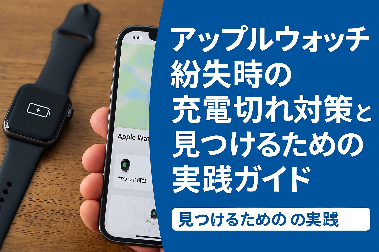 アップルウォッチ紛失時の充電切れ対策と見つけるための実践ガイド