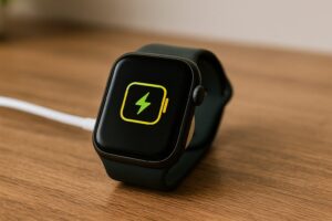 低電力モード時の充電マーク表示