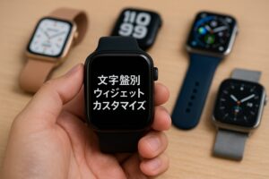 文字盤別ウィジェットカスタマイズ