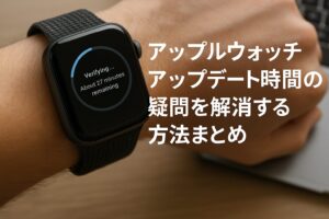 アップルウォッチのアップデート時間の疑問を解消する方法まとめ