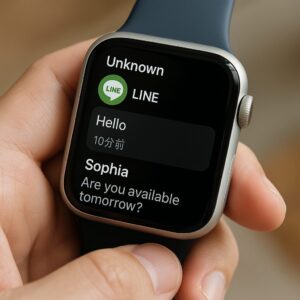 一人だけunknownのLINE表示