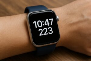 デジタル時分秒で秒数表示する