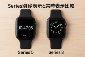 Series別秒表示と常時表示比較