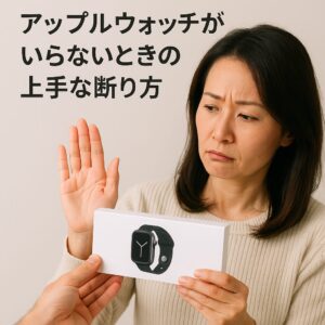 アップルウォッチがいらないときの上手な断り方