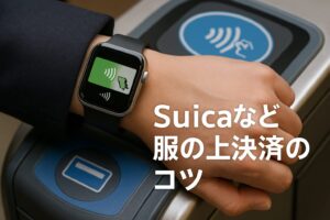 Suicaなど服の上決済のコツ