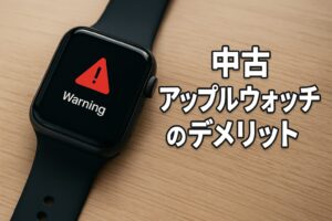 中古アップルウォッチのデメリット