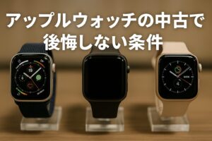 アップルウォッチの中古で後悔しない条件
