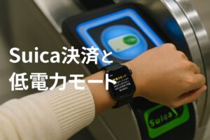 Suica決済と低電力モード