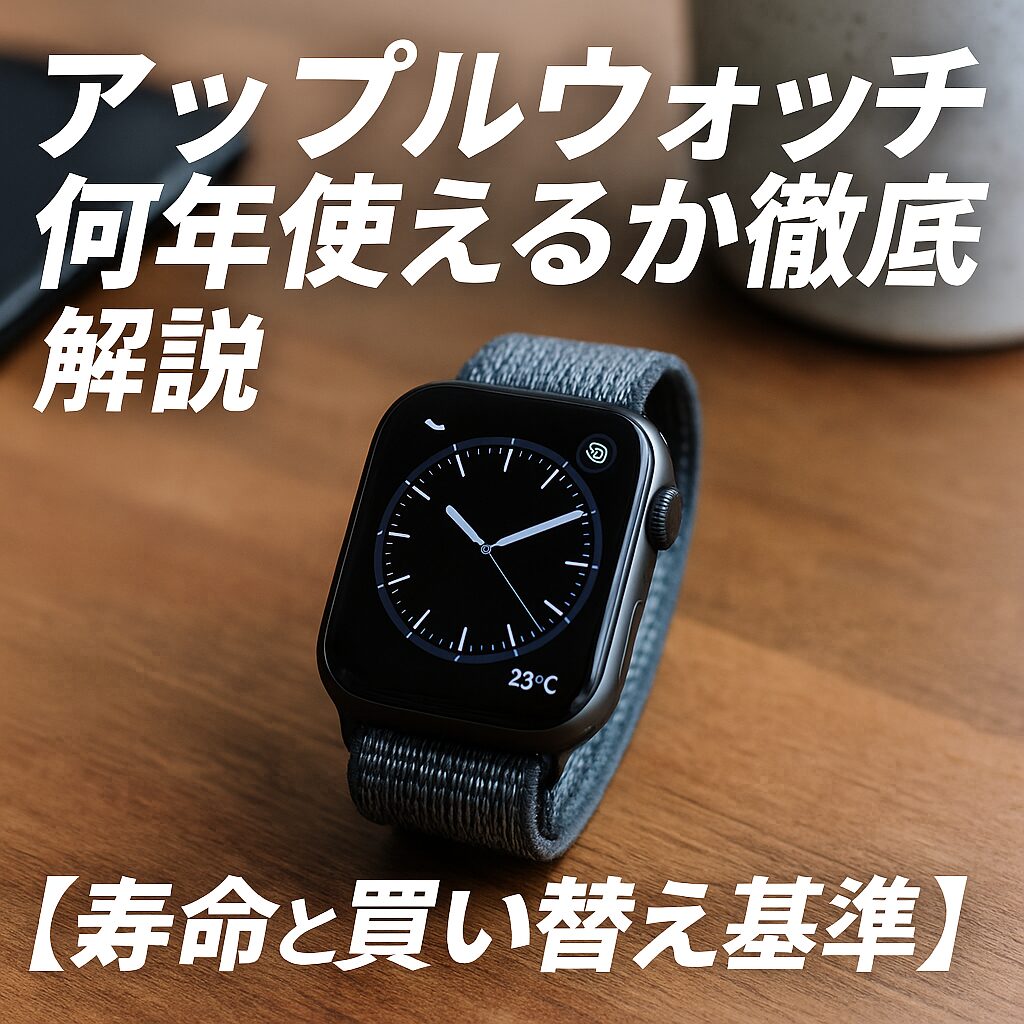アップルウォッチ何年使えるか徹底解説【寿命と買い替え基準】