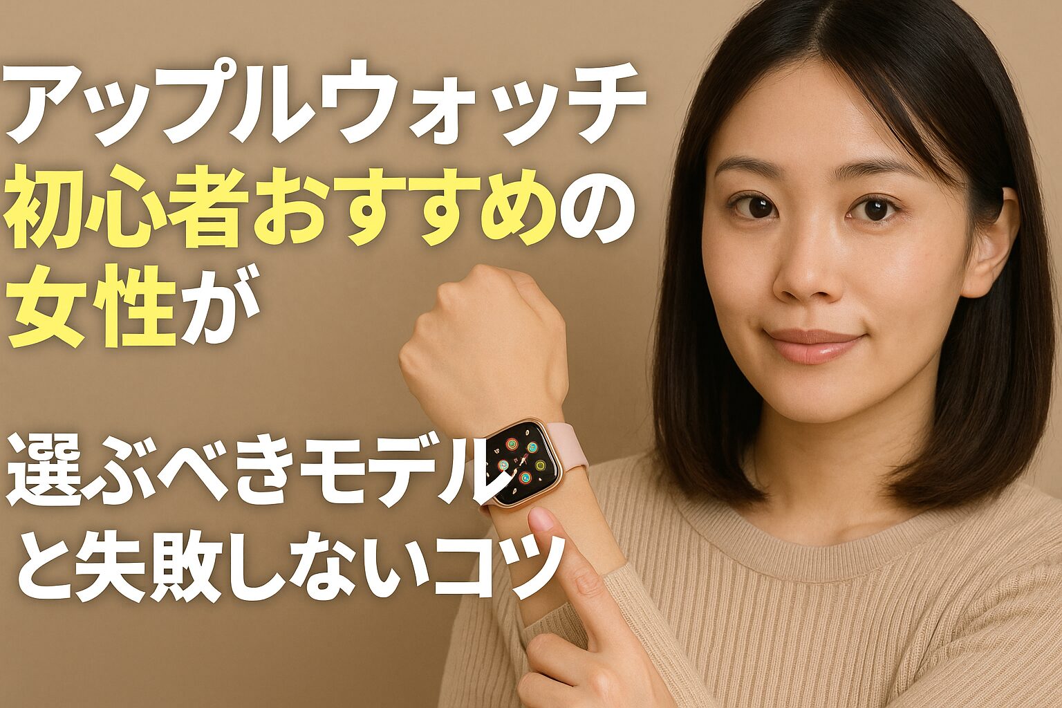 アップルウォッチの初心者おすすめの女性が選ぶべきモデルと失敗しないコツ
