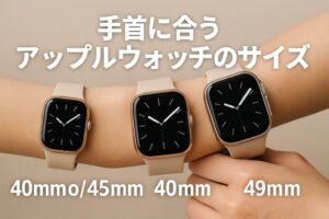 手首に合うアップルウォッチのサイズ