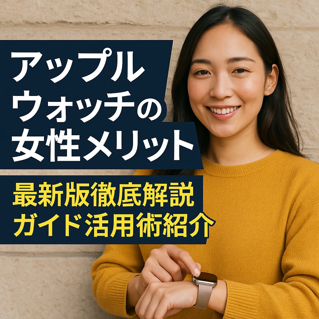 アップルウォッチの女性メリット最新版徹底解説ガイド活用術紹介