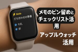 メモピン留めとチェックリスト活用