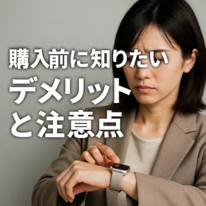 購入前に知りたいデメリットと注意点