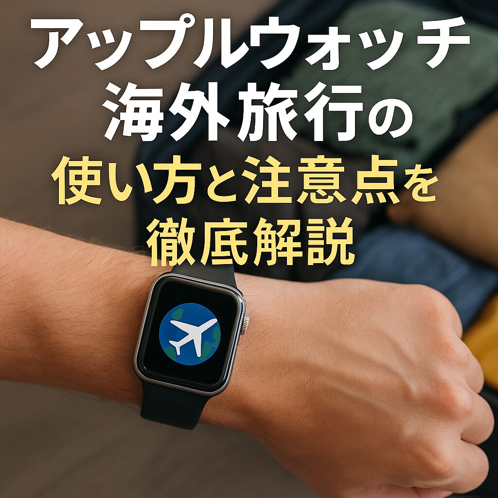 アップルウォッチを海外旅行での使い方と注意点を徹底解説