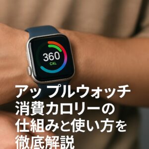 アップルウォッチ消費カロリーの仕組みと使い方を徹底解説