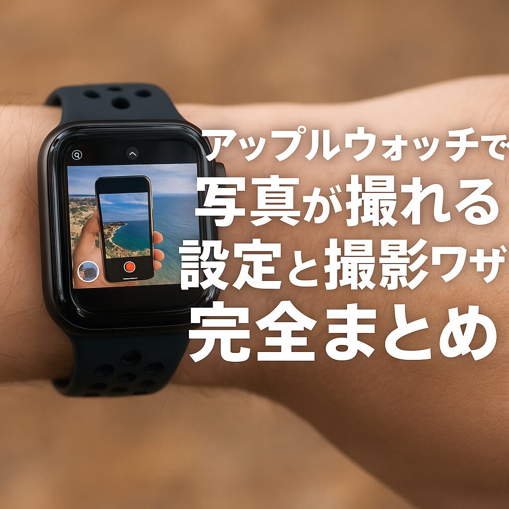 アップルウォッチで写真が撮れる設定と撮影ワザの完全まとめ