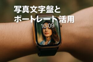 写真文字盤とポートレート活用