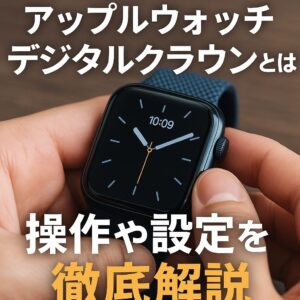 アップルウォッチのデジタルクラウンとは？操作や設定を徹底解説
