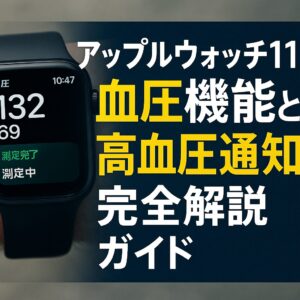 アップルウォッチ11の血圧機能と高血圧通知を完全解説ガイド