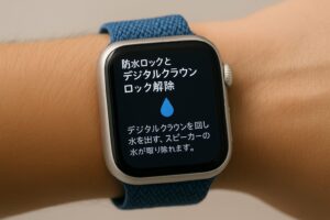 防水ロックとデジタルクラウンロック解除
