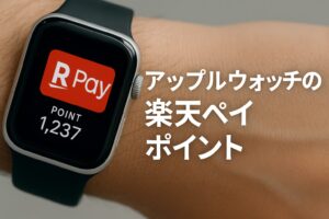 アップルウォッチの楽天ペイポイント