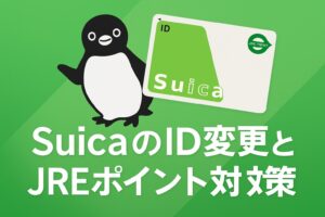 SuicaのID変更とJREポイント対策