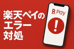 楽天ペイのエラー対処