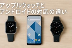 アップルウォッチとアンドロイド対応の違い
