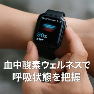 血中酸素ウェルネスで呼吸状態を把握