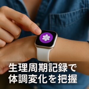 生理周期記録で体調変化を把握