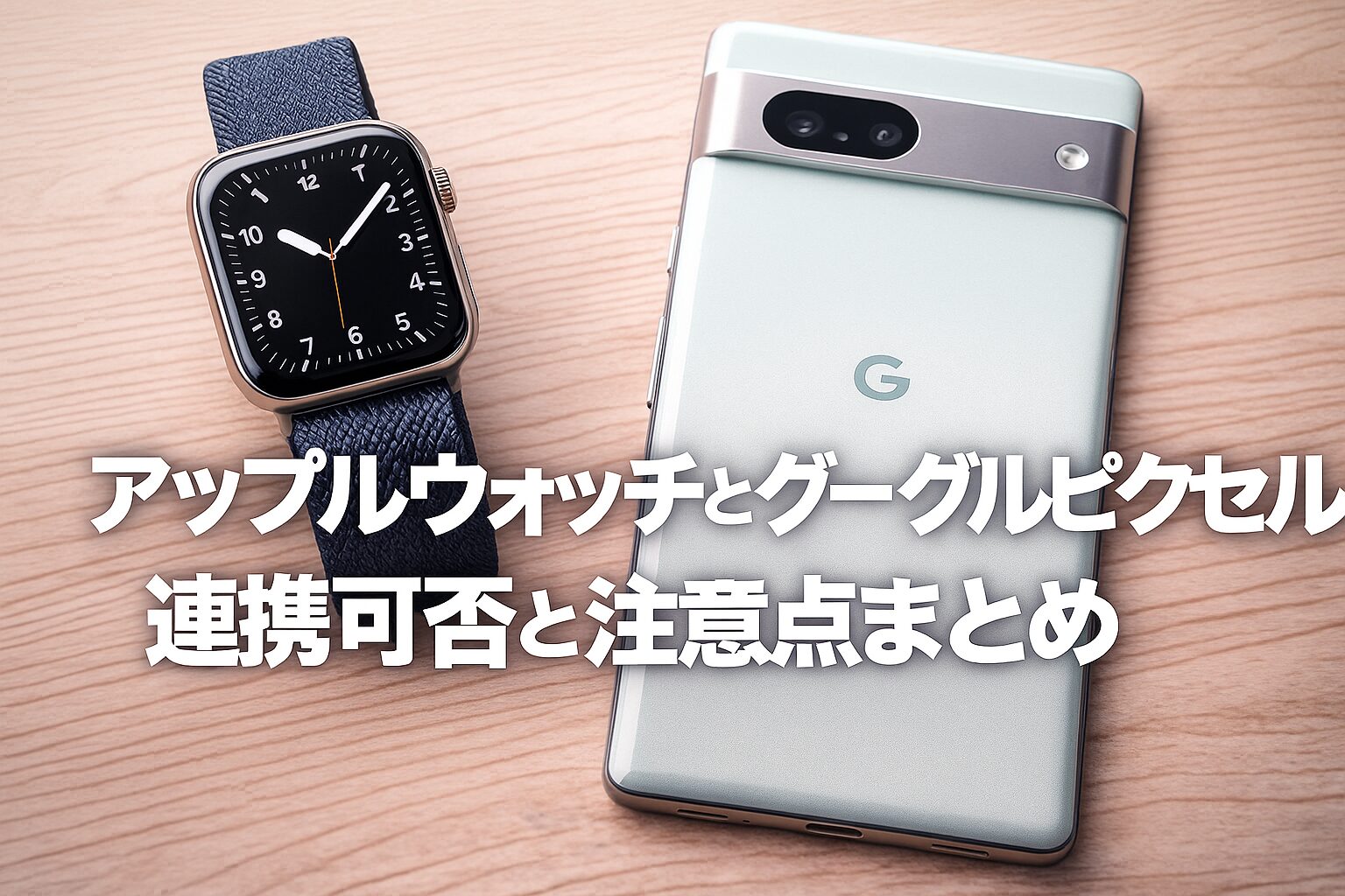 アップルウォッチとグーグルピクセルの連携可否と注意点まとめ
