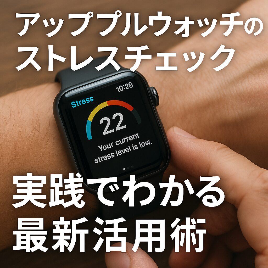 アップルウォッチのストレスチェックの実践でわかる最新活用術