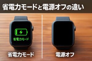 省電力モードと電源オフの違い
