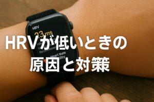 HRVが低いときの原因と対策