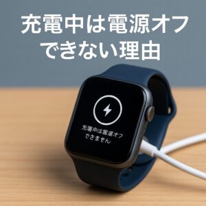 充電中は電源オフできない理由