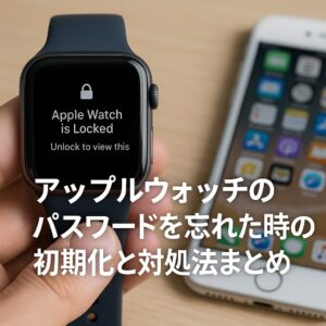 アップルウォッチのパスワードを忘れた時の初期化と対処法まとめ