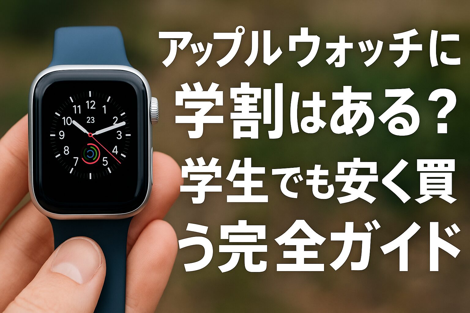 アップルウォッチに学割はある？学生でも安く買う完全ガイド