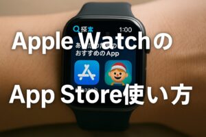 AppleWatchのAppStore使い方