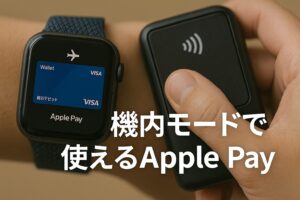 機内モードで使えるApple Pay