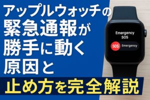 アップルウォッチの緊急通報が勝手に動く原因と止め方を完全解説